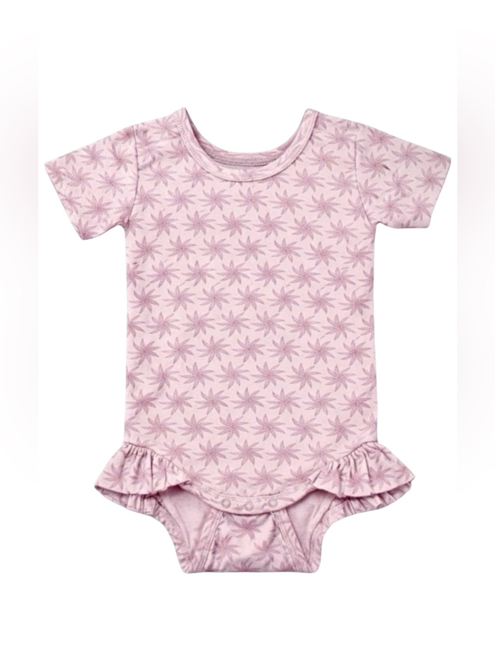 Kate Quinn Baby/Toddler Girl Ruffle Bamboo Bodysuit 12M GUC